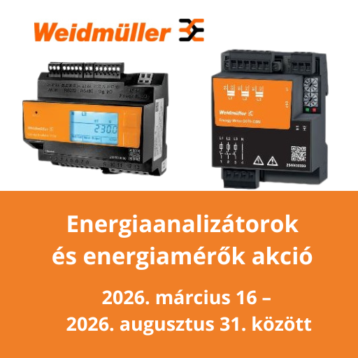 WEIDMÜLLER - Energiaanalizátorok és energiamérők akció